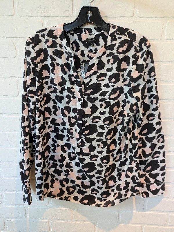 Black & White Top Long Sleeve Talbots, Size S