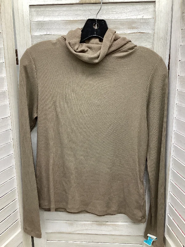 Brown Top Long Sleeve Basic Old Navy, Size M