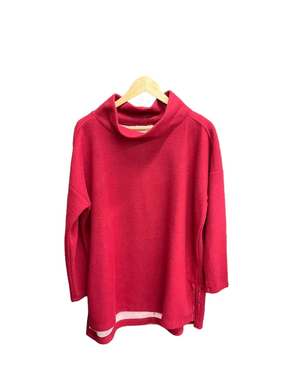 Burgundy Top Long Sleeve Anthropologie, Size M