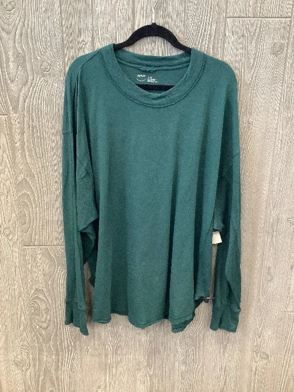 Green Top Long Sleeve Aerie, Size Xl