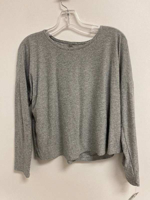 Grey Top Long Sleeve Basic Beyond Yoga, Size L