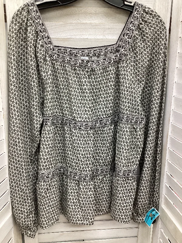 Multi-colored Top Long Sleeve Basic Old Navy, Size M