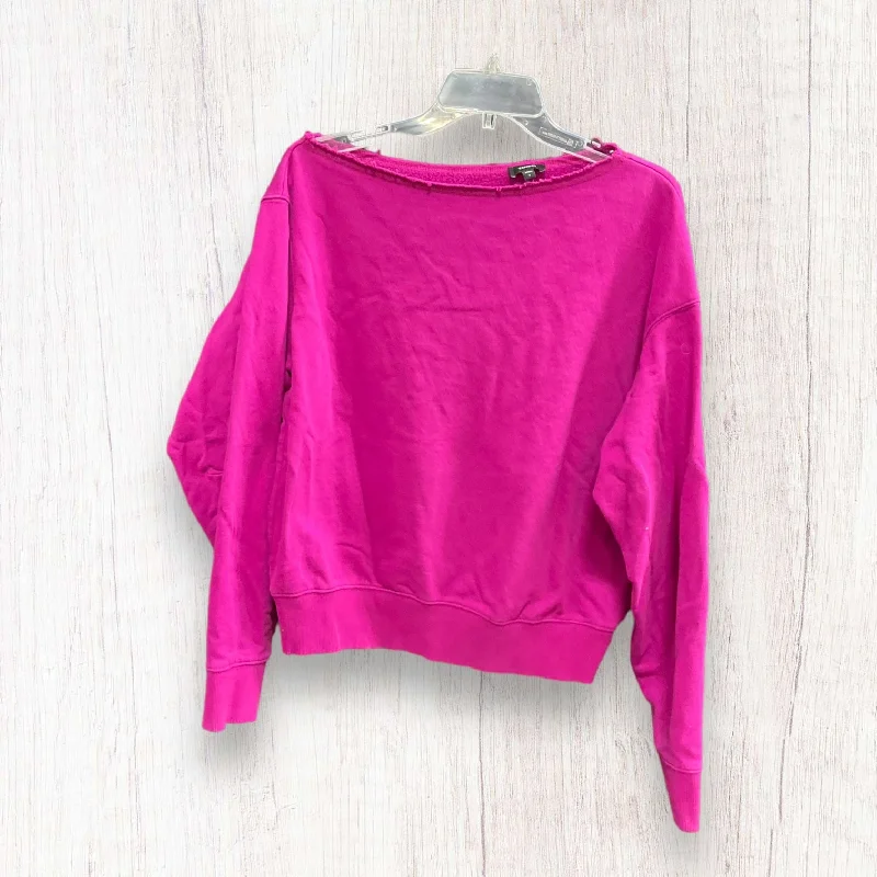 Purple Top Long Sleeve Express, Size S