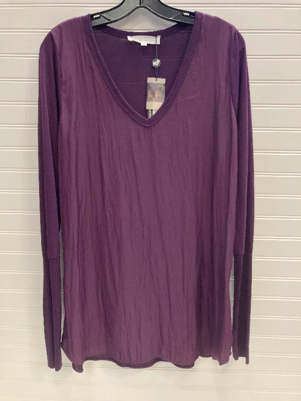 Purple Top Long Sleeve Lola & Sophie, Size Xl