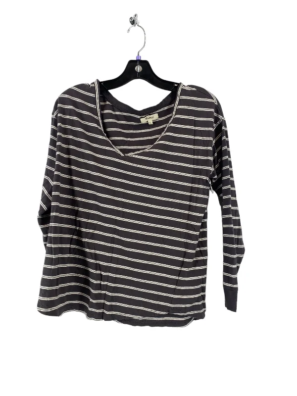 Striped Pattern Top Long Sleeve Madewell, Size Xs