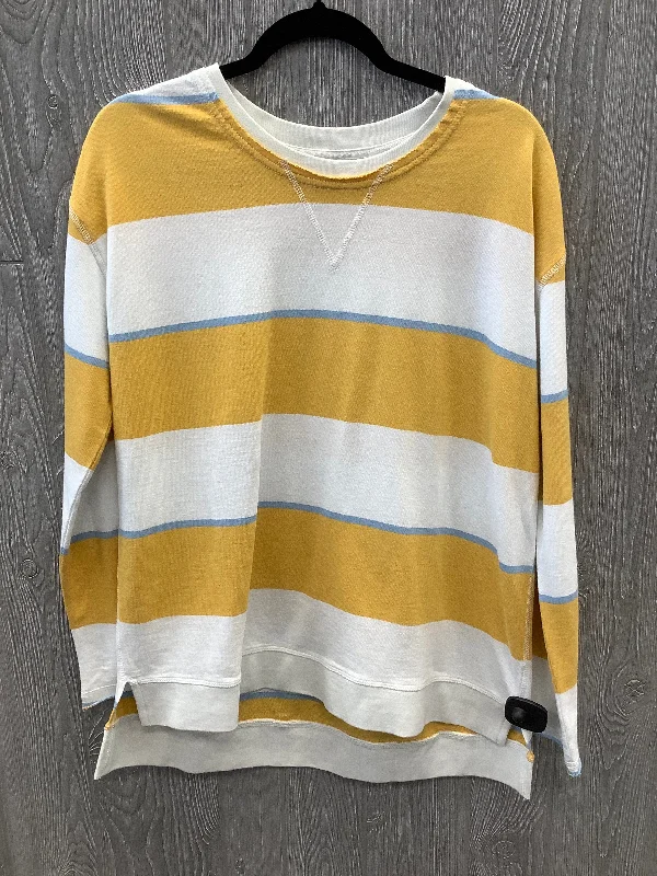 Striped Pattern Top Long Sleeve Natural Reflections, Size S