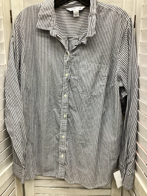 Striped Pattern Top Long Sleeve Old Navy, Size Xl