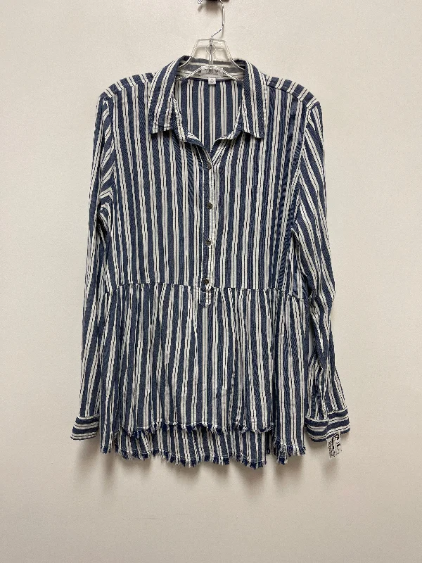 Striped Pattern Top Long Sleeve True Craft, Size Xl