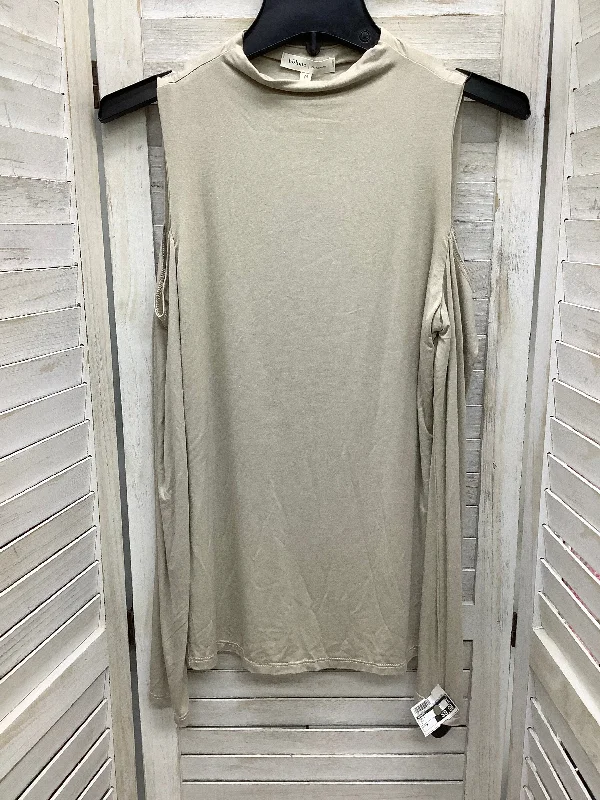 Tan Top Long Sleeve Bohme, Size M