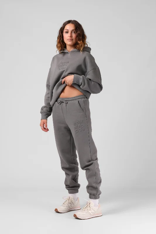 Baggy Tracky Pant - Charcoal Grey