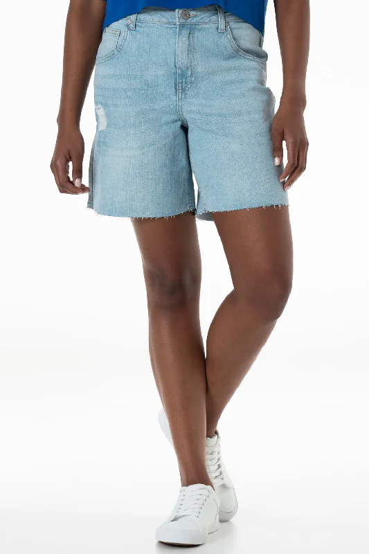 Denim Shorts _ 141692 _ Light Wash