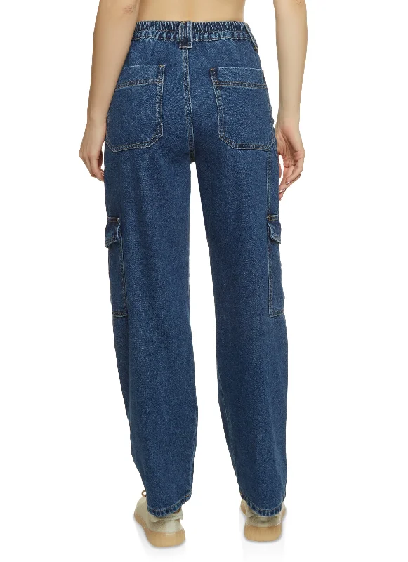 WAX Wide Leg Cargo Jeans