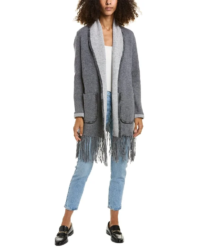 Alashan Telluride Fringe Wool Cardigan