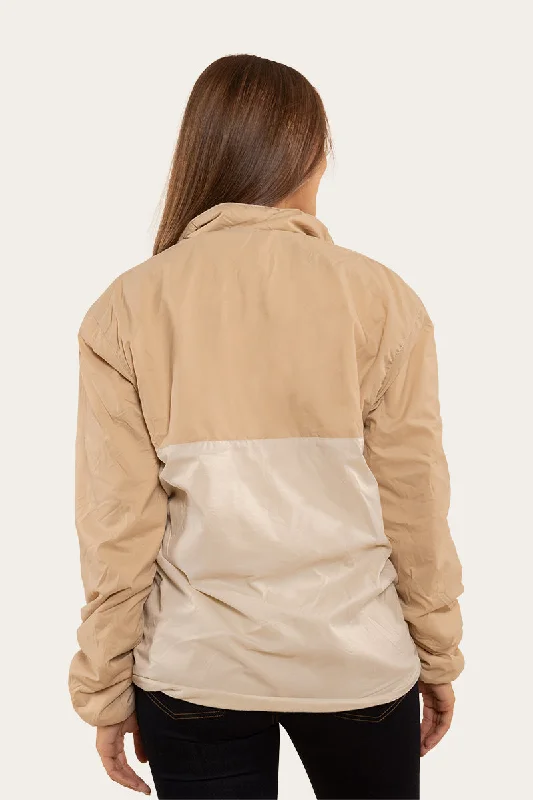 Cruze Womens Reversible Jacket - Dark Sand