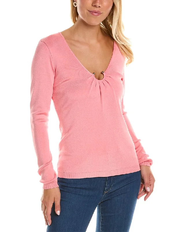 Donna Karan Hardware Sweater