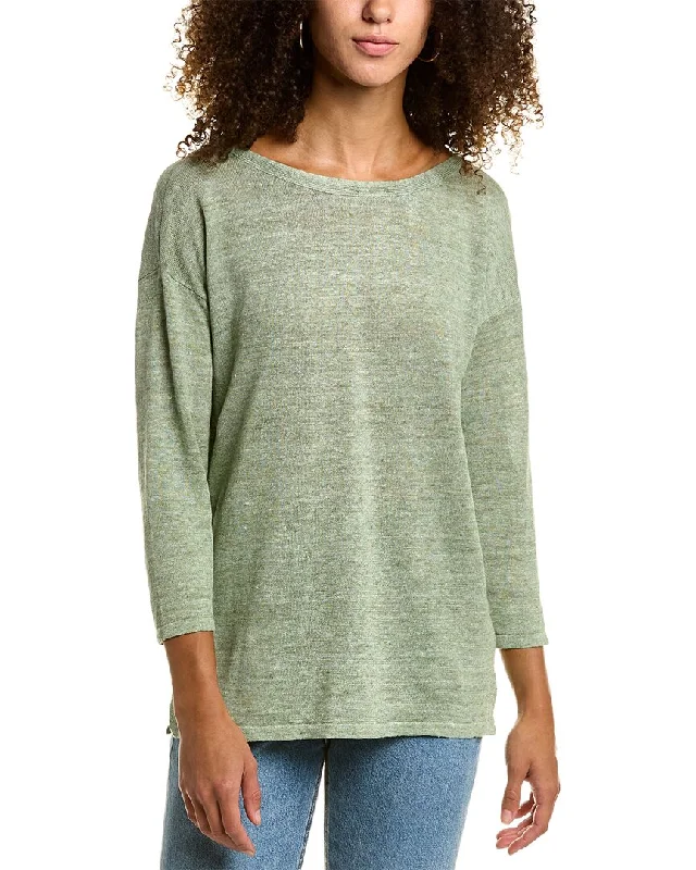 J.McLaughlin Alva Linen Crewneck Sweater