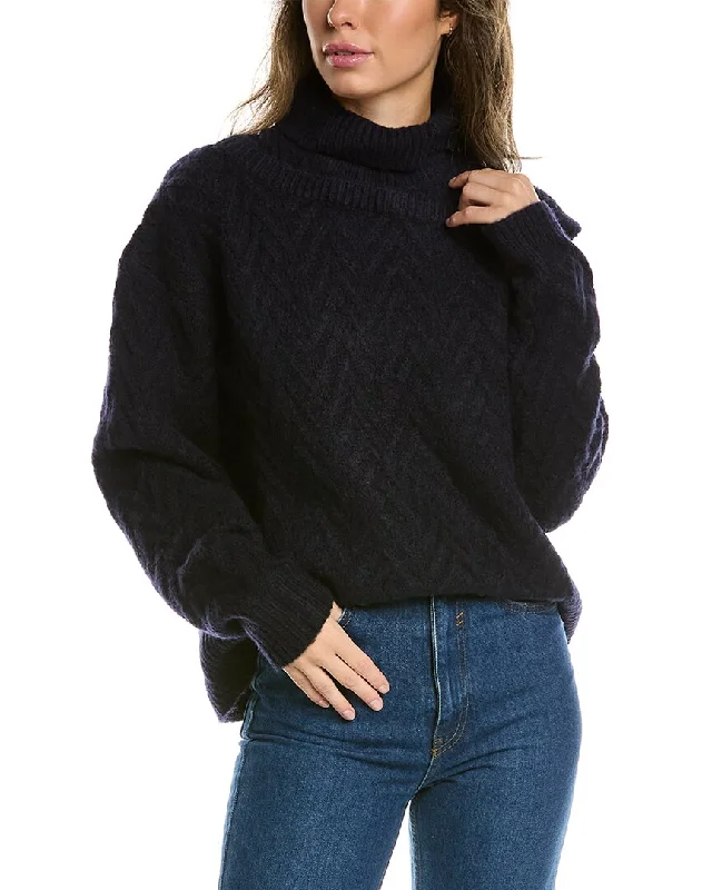 Lea & Viola Chunky Wool-Blend Sweater