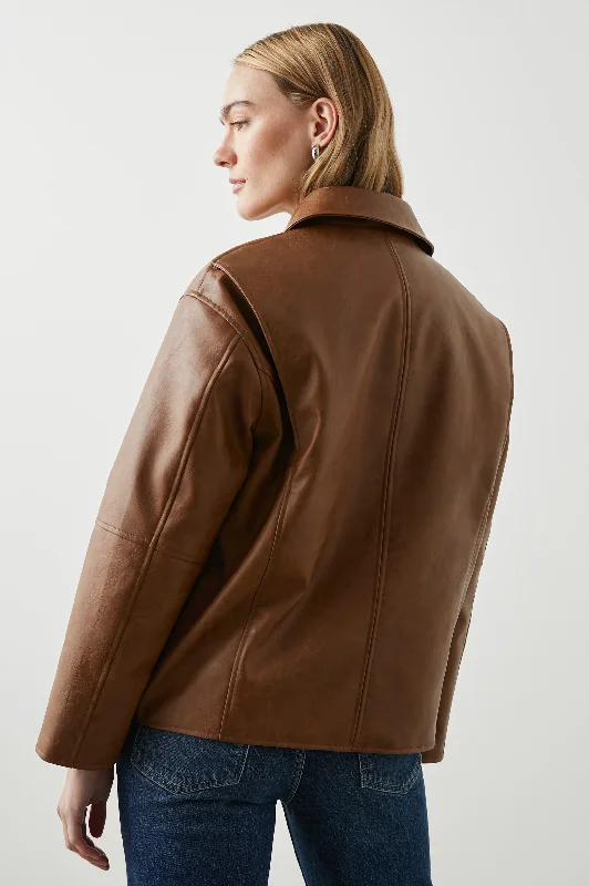 MATHIS JACKET - RUSSET