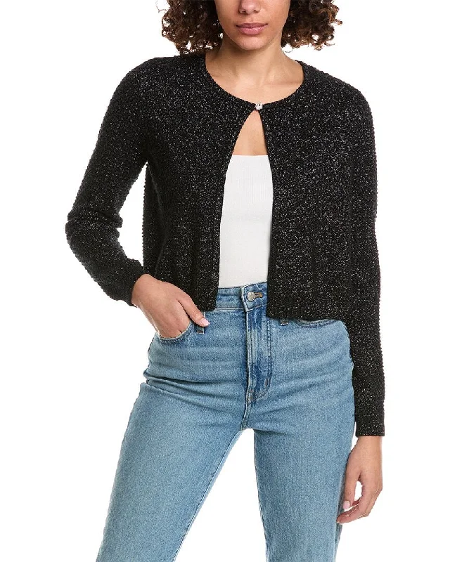 Minnie Rose Textured Cashmere-Blend Cardigan