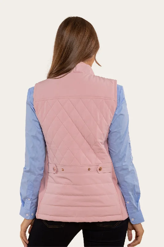 Toorak Womens Quilted Vest - Rosey