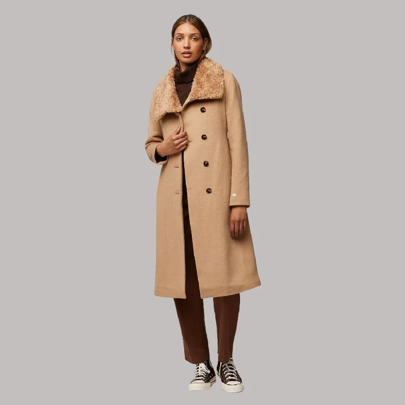 Gemma Belted Wool Coat (Toffee)