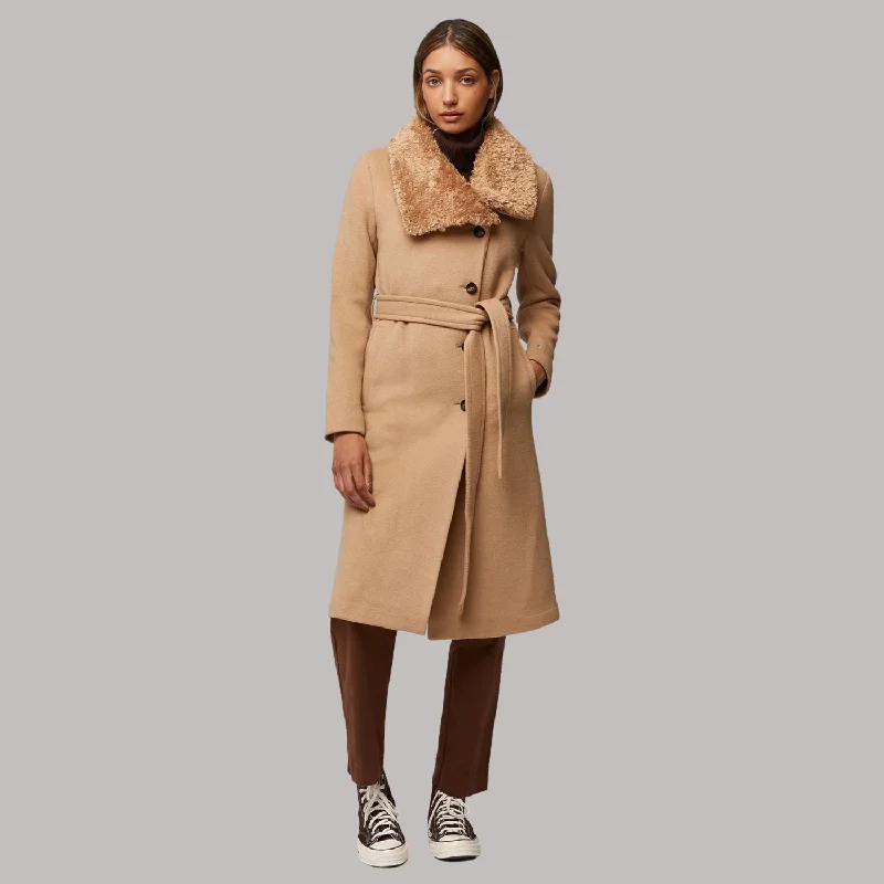 Gemma Belted Wool Coat (Toffee)