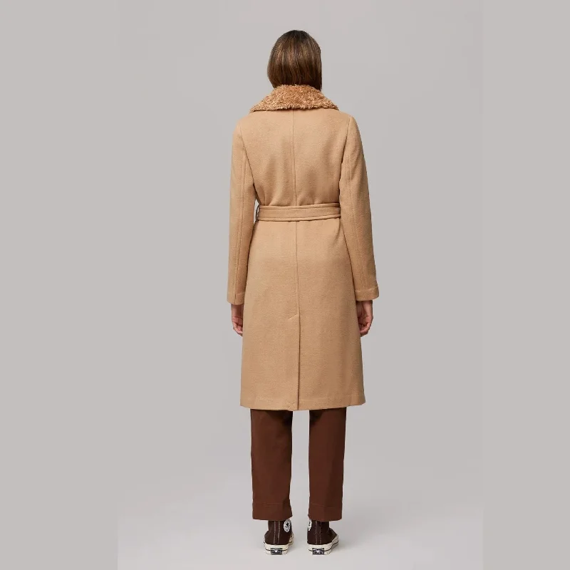 Gemma Belted Wool Coat (Toffee)