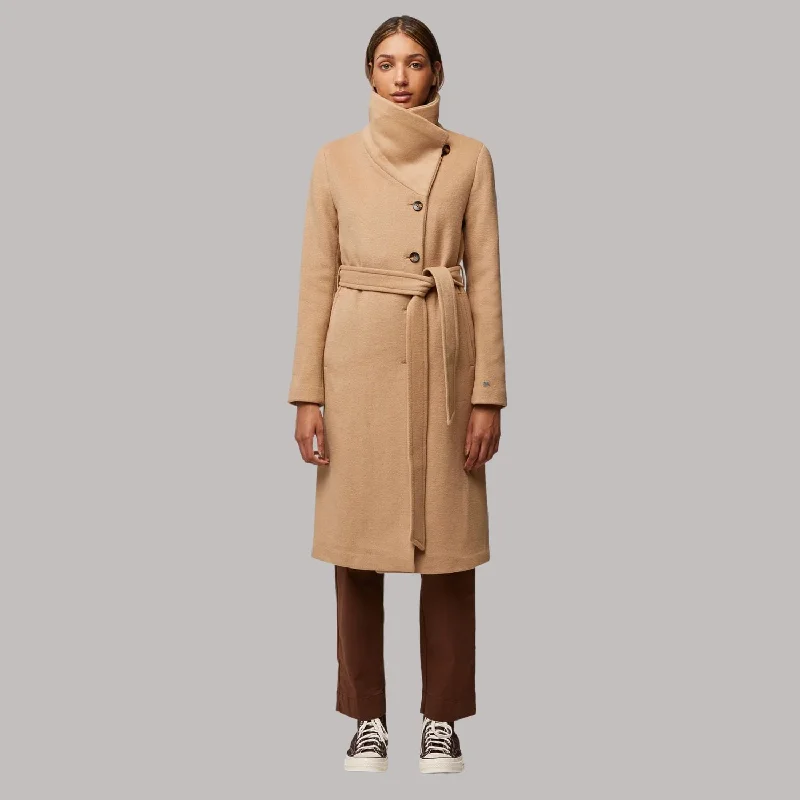 Gemma Belted Wool Coat (Toffee)