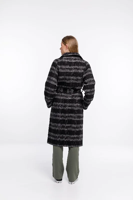 Clement Coat - Sale - Black Check