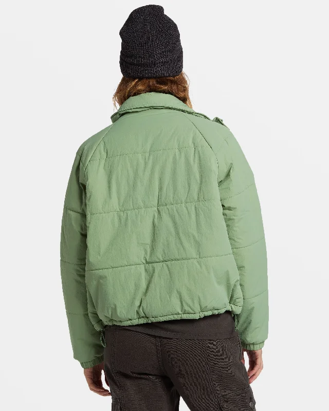 High Route Puffer Jacket - Salty Sage