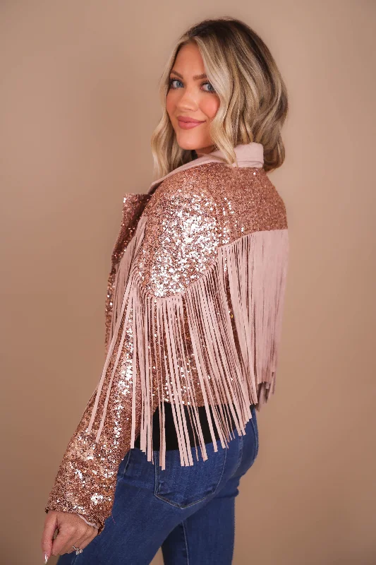 Looking For Any Excuse Sequin Jacket