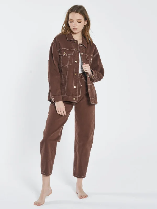 Madi Jacket - Washed Cocoa