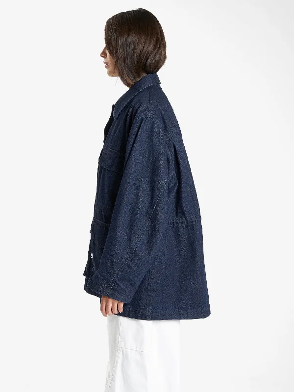 Meg Jacket - Raw Indigo