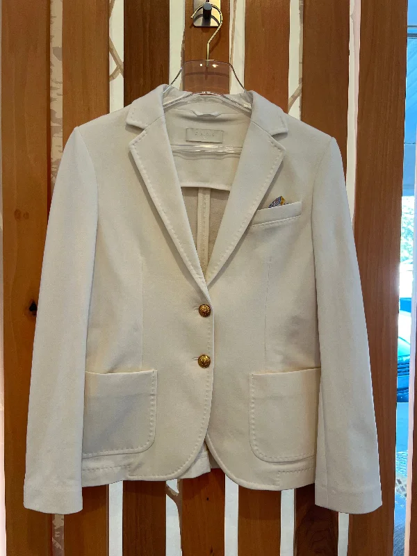 Slim Fleece Blazer Latte