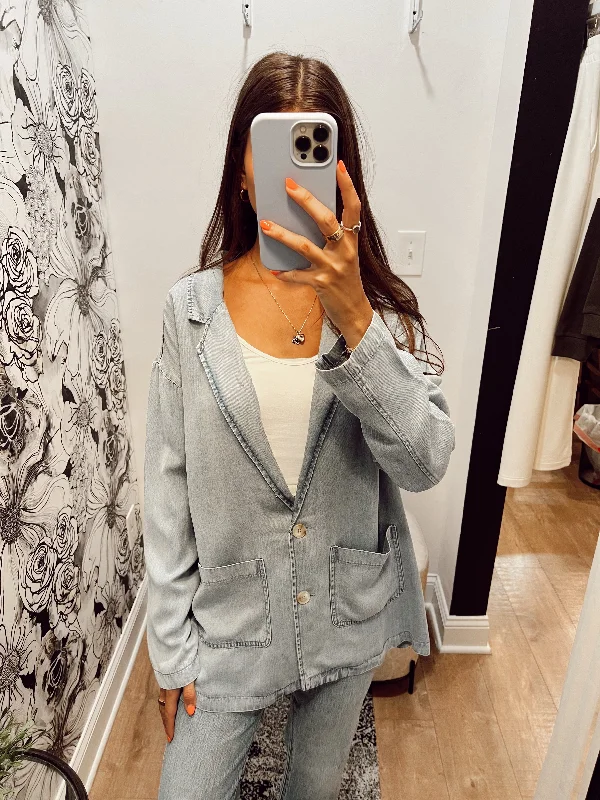 Stanton Alana Denim Blazer