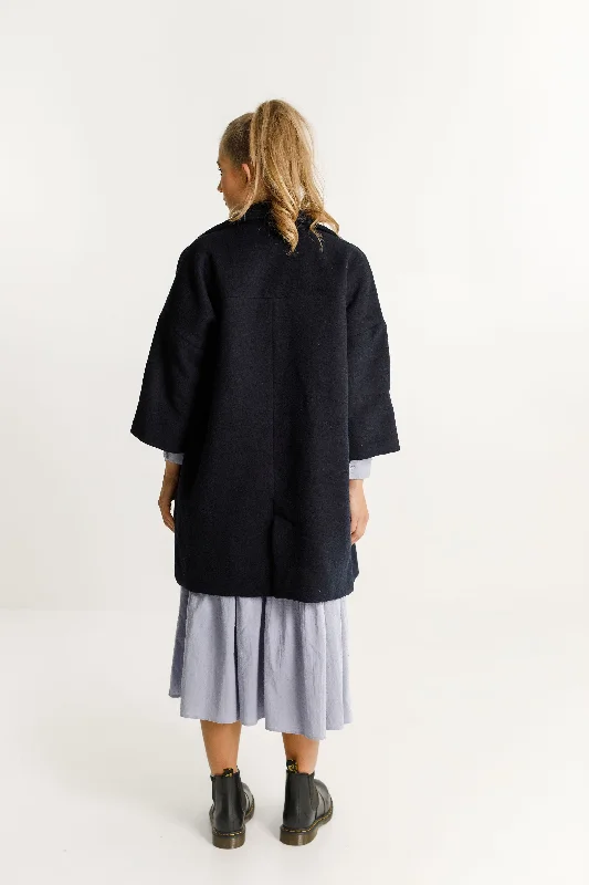 Trixie Coat - Sale - Moonlit Navy