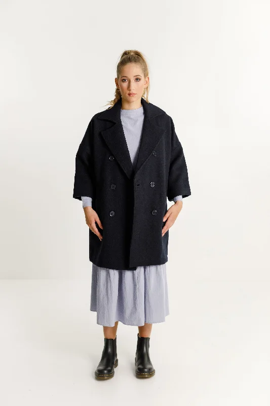 Trixie Coat - Sale - Moonlit Navy