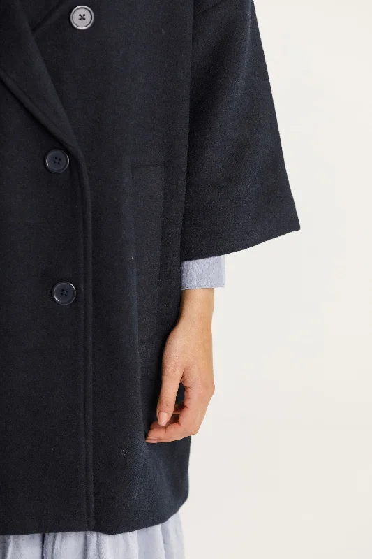 Trixie Coat - Sale - Moonlit Navy