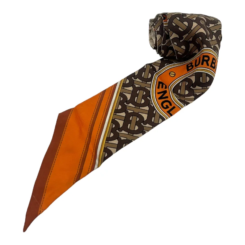 BURBERRY LONDON/Headband/Scarve/Brown/Silk/TBMonogram