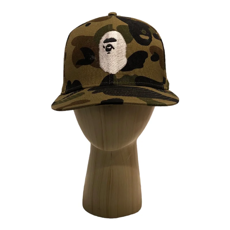 BAPE/Hat/Camouflage/Cotton/GRN/NEW ERA FITTED HAT