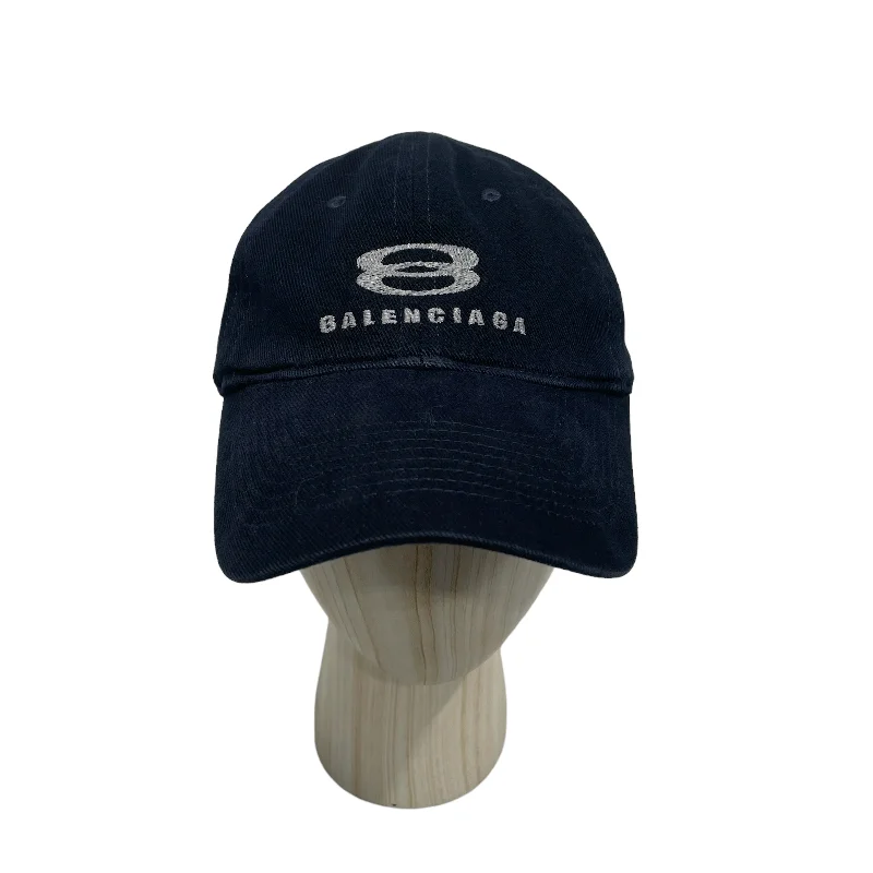 BALENCIAGA/Cap/Cotton/NVY/FUTBOL LOGO