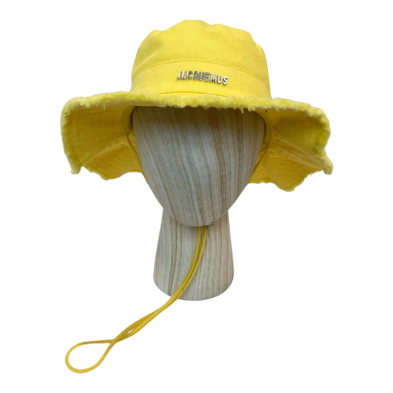 JACQUEMUS/Bucket Hat/OS/Cotton/YEL/