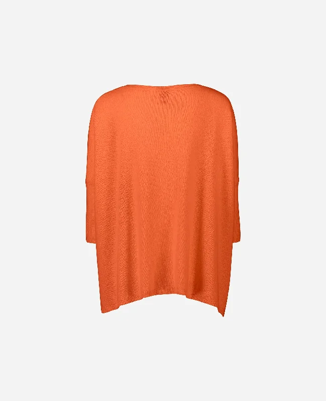 U-Boot Pullover aus Cashmere in Orange