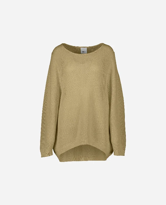 U-Boot Pullover aus Cashmere-Mischung in Beige