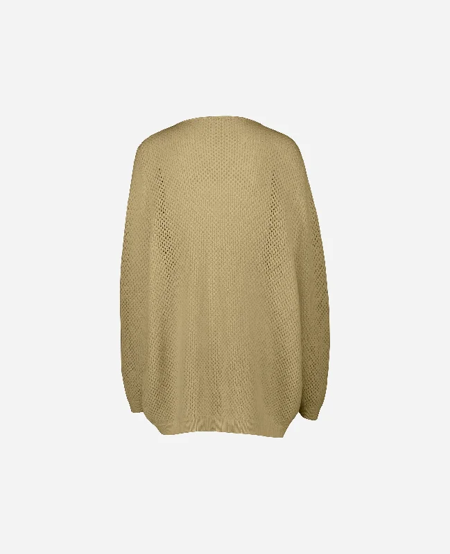 U-Boot Pullover aus Cashmere-Mischung in Beige