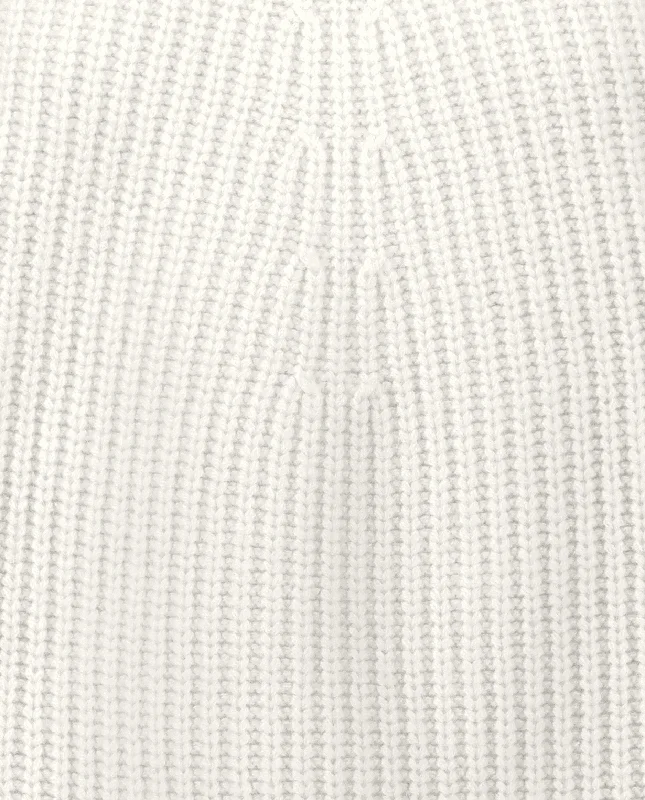 U-Boot Pullover aus Cashmere-Mischung in Weiß