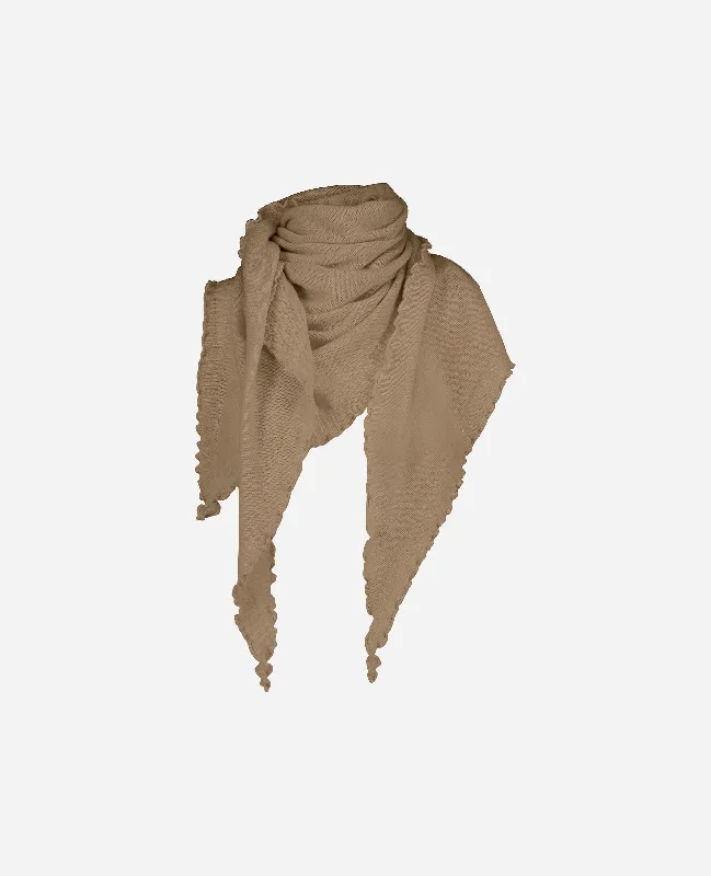 Schal aus Cashmere in Beige