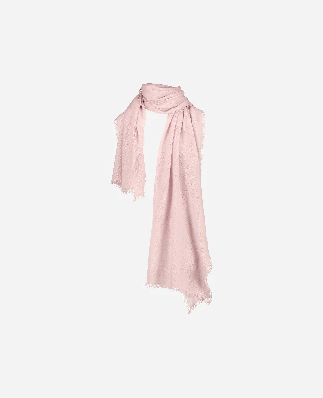 Schal aus Cashmere in Rose