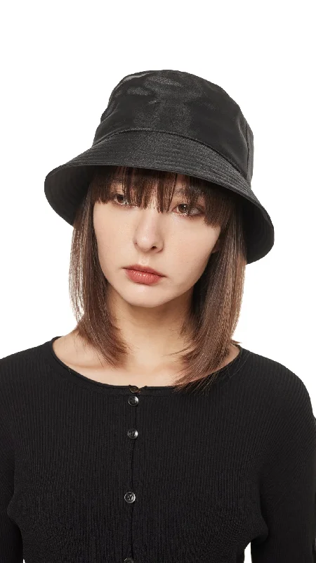 Sheer Layering UFO Bucket Hat