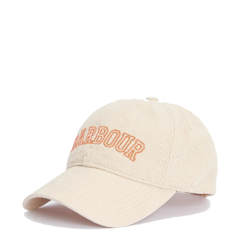 Barbour Womens Emily Sports Cap Parchment/Apricot Crush